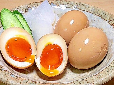 半熟煮卵(味玉)の作り方